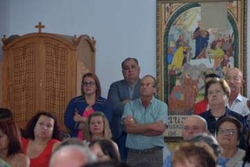 La Gavia procesiona a sus patronos en el último día de su fiesta (Foto Francisco Javier Santana)